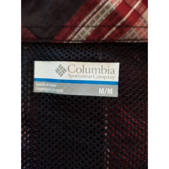 Columbia Men's Shirt Plaid Multicolor Size‎ M, Length 29 in, Pit to Pit 23 in - Picture 4 of 9